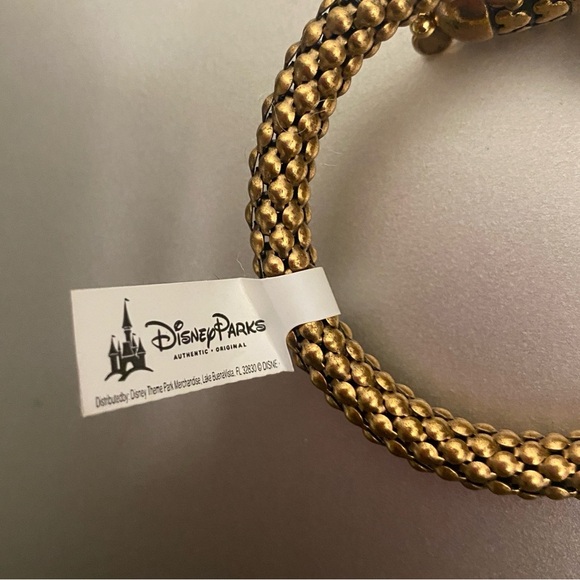 NWT Disney X Alex and Ani Mickey Metal Wrap Bracelet in Gold - Picture 6 of 8
